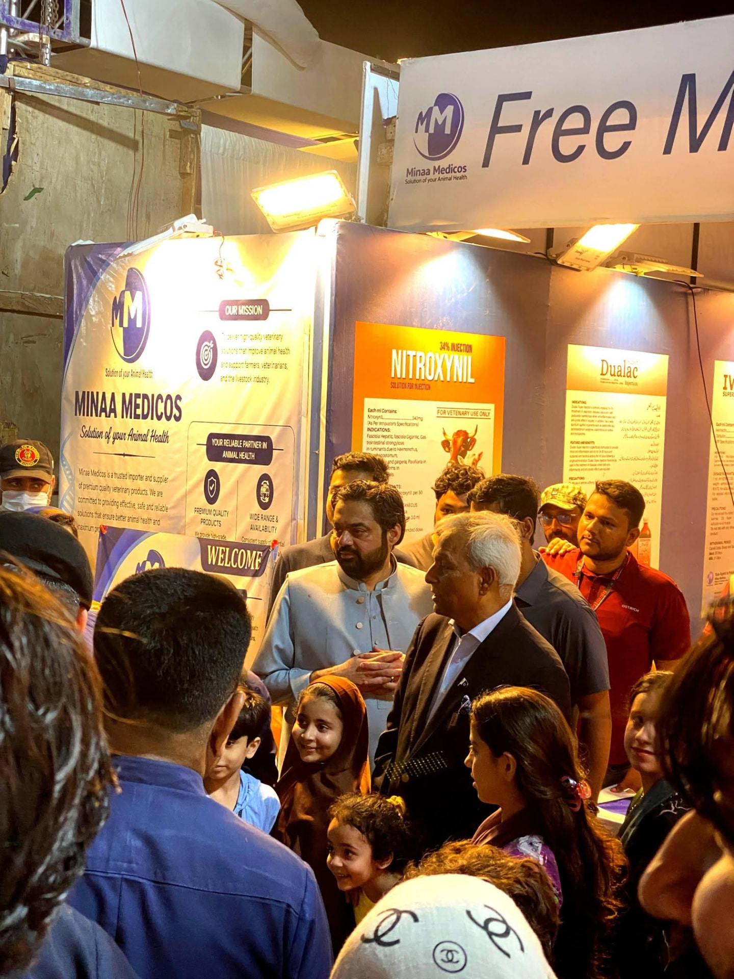 Minaa Medicos stall at a public exhibition